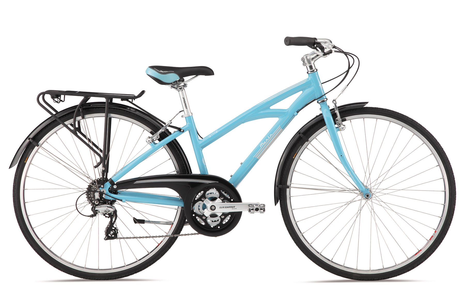 light blue bike